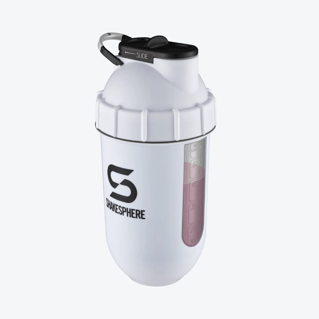 Shaker Bottle 700ML  "Tumbler View" - Blanco mate